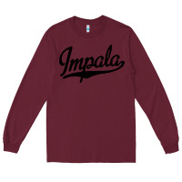Burgundy impala Long Sleeve Tee - artisFamous