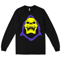 Black skeletor retro Long Sleeve Tee - artisFamous