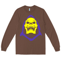Chestnut skeletor retro Long Sleeve Tee - artisFamous