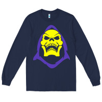 Navy skeletor retro Long Sleeve Tee - artisFamous