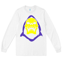 White skeletor retro Long Sleeve Tee - artisFamous