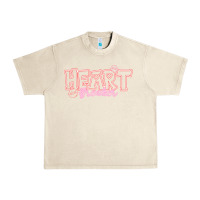 Sandshell Heart Breaker Valentine Urban Heavy Tee - CowhideDigitalArt