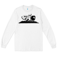 White wackies Long Sleeve Tee - artisFamous