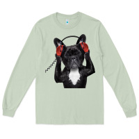 Matcha french bulldog dj style Long Sleeve Tee - artisFamous
