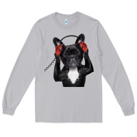 Moon Dust french bulldog dj style Long Sleeve Tee - artisFamous