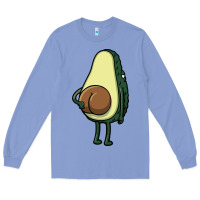 Colony Blue funny fruit avocado Long Sleeve Tee - artisFamous