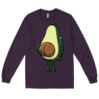 Plum funny fruit avocado Long Sleeve Tee - artisFamous