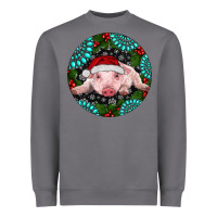 Storm Baby Pig Christmas Heavyweight Sweatshirt - RanaPortraitStore
