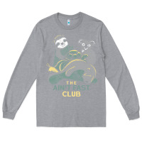 Heather Grey the ain't fast club Long Sleeve Tee - artisFamous
