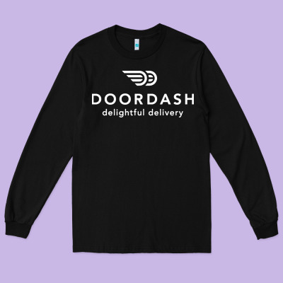 Doordash Long Sleeve Tee Designed By Artisfamous