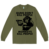 Army Green guns dont kill people Long Sleeve Tee - artisFamous