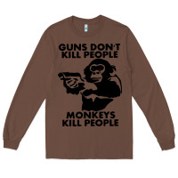 Chestnut guns dont kill people Long Sleeve Tee - artisFamous