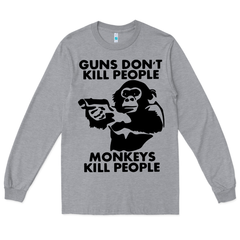Guns Dont Kill People Long Sleeve Tee by artisFamous | Teevron