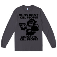 Smoke guns dont kill people Long Sleeve Tee - artisFamous