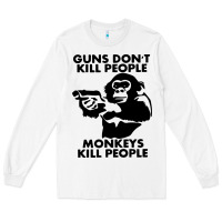 White guns dont kill people Long Sleeve Tee - artisFamous