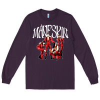 Plum maneskin rock Long Sleeve Tee - artisFamous