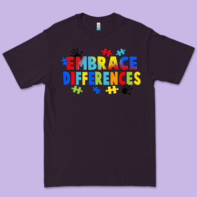 Embrace Differences Premium Tee Designed By Fadigitalartstudio