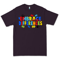 Plum Embrace differences Premium Tee - FaDigitalArtStudio