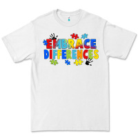 White Embrace differences Premium Tee - FaDigitalArtStudio