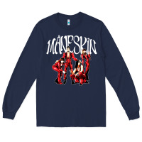 Navy maneskin rock Long Sleeve Tee - artisFamous