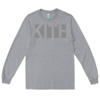 Heather Grey kith Long Sleeve Tee - artisFamous