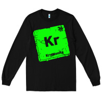 Black kr kryptonite Long Sleeve Tee - artisFamous