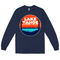 Navy lake tahoe california Long Sleeve Tee - artisFamous