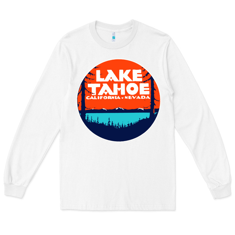 Lake Tahoe California Long Sleeve Tee by artisFamous | Teevron