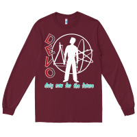 Burgundy devo duty now for the future Long Sleeve Tee - artisFamous