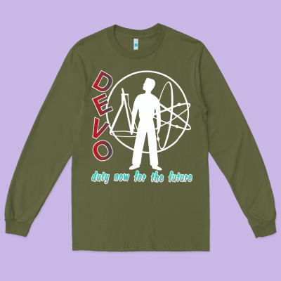 Devo Duty Now For The Future Long Sleeve Tee Designed By Artisfamous