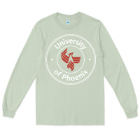 Matcha university of phoenix white red Long Sleeve Tee - artisFamous