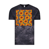 Cloud Black african fabric seamless pattern Vintage Tee - BundleAndBundleShop