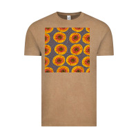 Vintage Coffee african fabric seamless pattern Vintage Tee - BundleAndBundleShop
