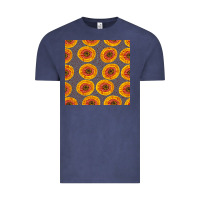 Vintage Denim african fabric seamless pattern Vintage Tee - BundleAndBundleShop