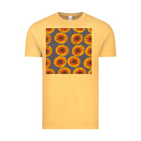 Vintage Mustard african fabric seamless pattern Vintage Tee - BundleAndBundleShop
