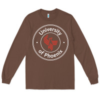 Chestnut university of phoenix white red Long Sleeve Tee - artisFamous