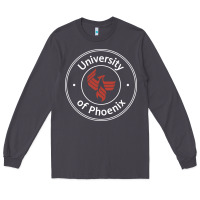 Smoke university of phoenix white red Long Sleeve Tee - artisFamous