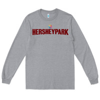 Heather Grey hersheypark happy Long Sleeve Tee - artisFamous