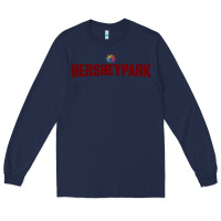 Navy hersheypark happy Long Sleeve Tee - artisFamous