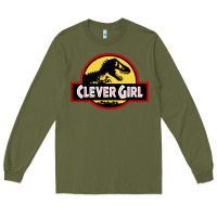 Army Green clever girl Long Sleeve Tee - artisFamous