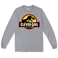 Heather Grey clever girl Long Sleeve Tee - artisFamous