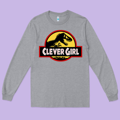 Clever Girl Long Sleeve Tee Designed By Artisfamous