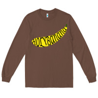 Chestnut Holy Banana Long Sleeve Tee - artisFamous