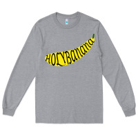 Heather Grey Holy Banana Long Sleeve Tee - artisFamous