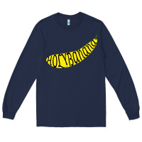 Navy Holy Banana Long Sleeve Tee - artisFamous