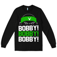 Black bobby portis bobby bobby Long Sleeve Tee - artisFamous