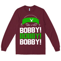 Burgundy bobby portis bobby bobby Long Sleeve Tee - artisFamous