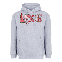 Heather Grey Valentines day dental love Heavyweight Hoodie - RanaPortraitStore