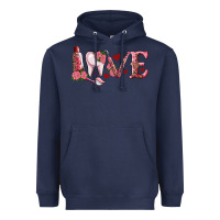 Navy Valentines day dental love Heavyweight Hoodie - RanaPortraitStore