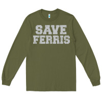 Army Green save ferris Long Sleeve Tee - artisFamous